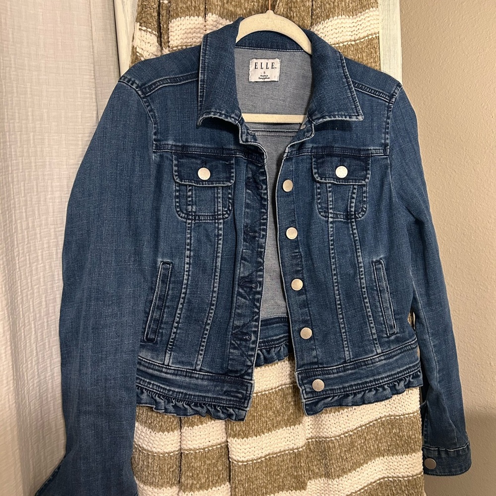 ELLE Women's Blue Denim Jacket